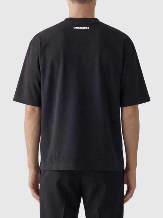 26SS 디스퀘어드2 반팔 티셔츠 S78GD0121D20033 900 Black - DSQUARED2