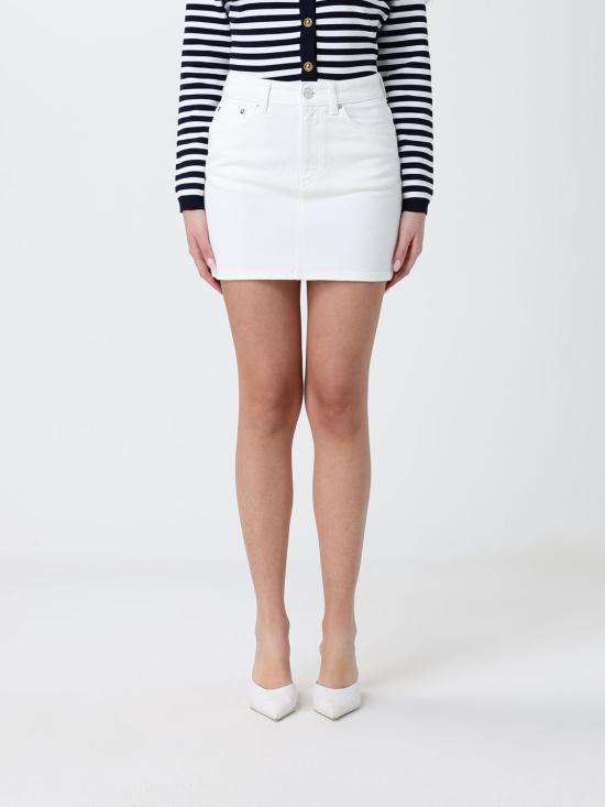 26SS 돈답 숏 스커트 G628BSE037DKPT 001 White