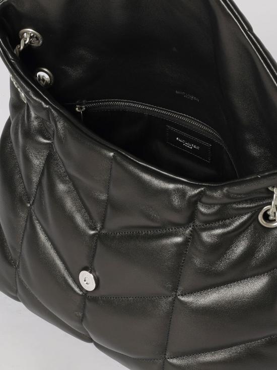 26SS 생로랑 루루 푸퍼 미디움 숄더백 5774751EL00 1000 Black - SAINT LAURENT