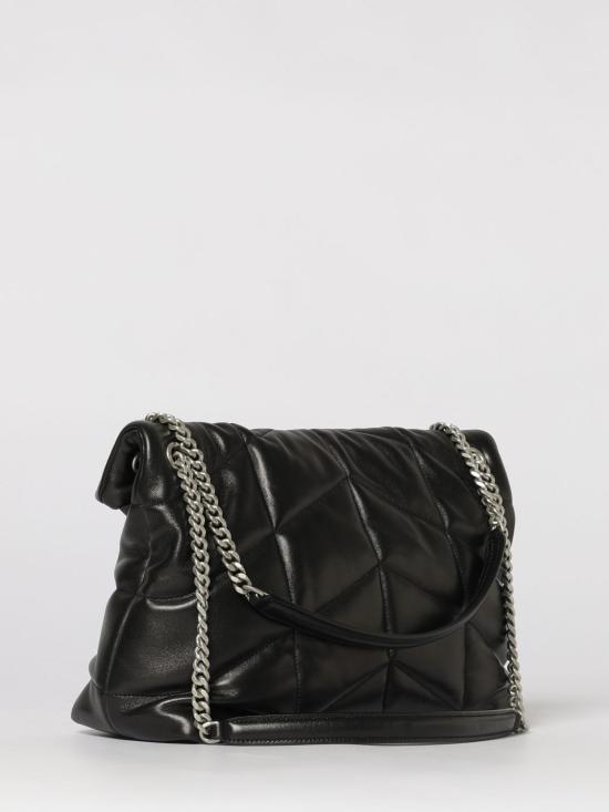 26SS 생로랑 루루 푸퍼 미디움 숄더백 5774751EL00 1000 Black - SAINT LAURENT