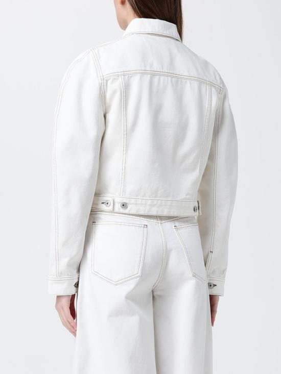 26SS 자크뮈스 오발로 데님 자켓 JAW00112AD00040 11C White - JACQUEMUS