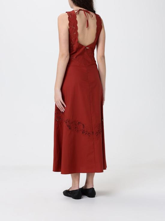 26SS 트윈셋 롱 원피스 261TT2032 13332 Brick Red - TWINSET