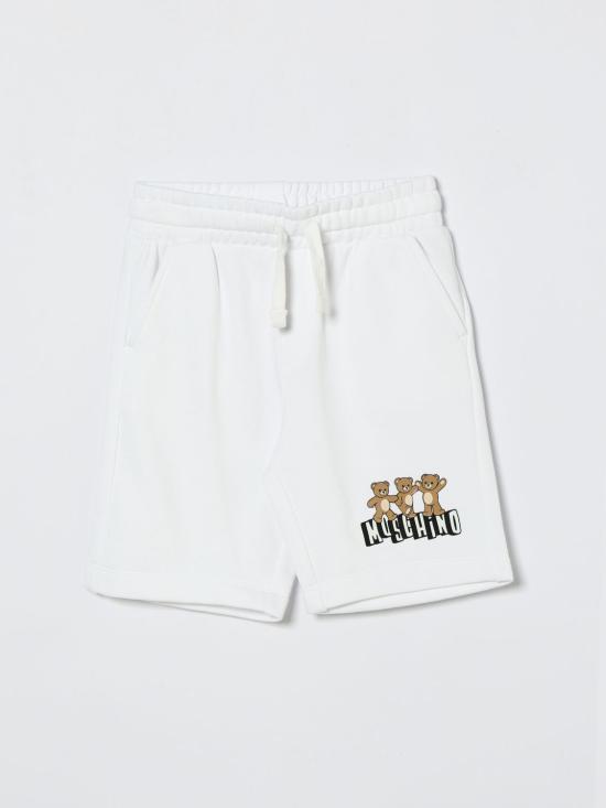 26SS [키즈] 모스키노 쇼츠/버뮤다 HUQ02MLCA89 10101 White