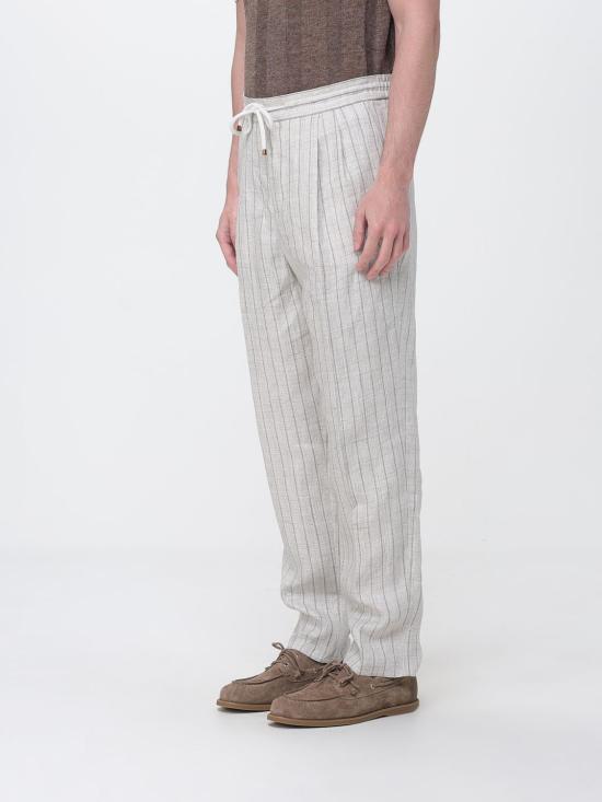 26SS 브루넬로 쿠치넬리 스트레이트 팬츠 MZ412E1710 C6183 Beige - BRUNELLO CUCINELLI