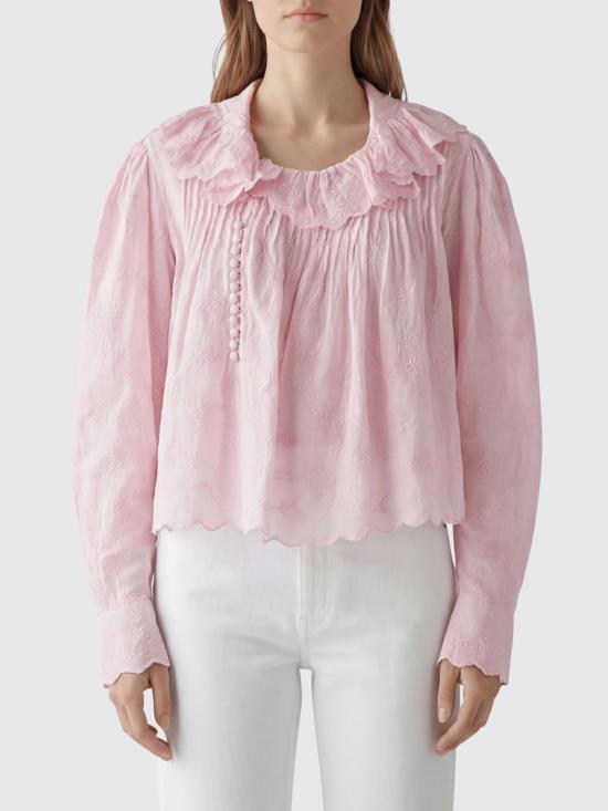 26SS 이자벨마랑에뚜왈 블라우스 HT0808FAD1J03I 40PI Pink