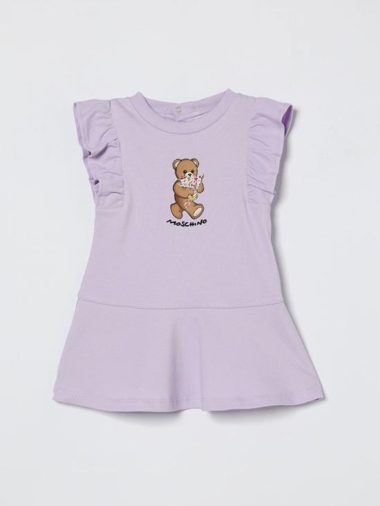 26SS [키즈] 모스키노 점프수트 MDV0DILFA06 51683 Lilac