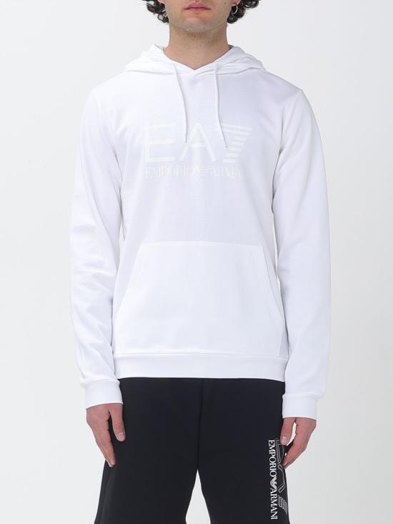26SS 엠포리오 아르마니 후드 티셔츠 7M001413AF22266 M0213 White 1