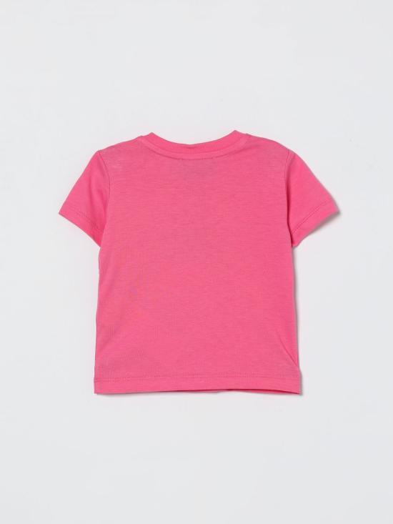 26SS [키즈] 모스키노 티셔츠 MXM047LAA02 50533 Azalea - MOSCHINO