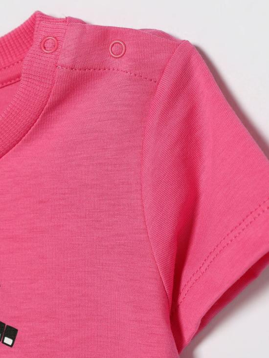 26SS [키즈] 모스키노 티셔츠 MXM047LAA02 50533 Azalea - MOSCHINO