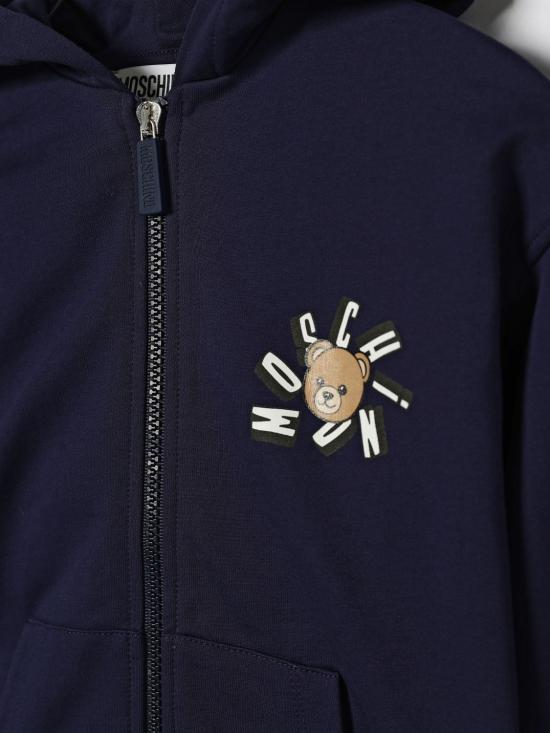 26SS [키즈] 모스키노 티셔츠 HUF09TLCA19 40016 Blue - MOSCHINO