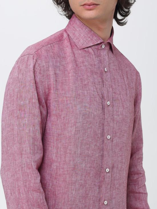 26SS 브루넬로 쿠치넬리 이지 핏 셔츠 MM6840627 C151 Cherry - BRUNELLO CUCINELLI