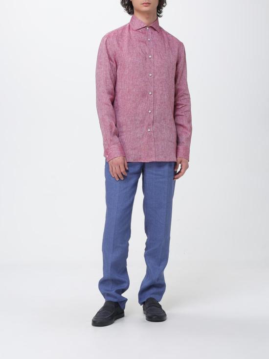 26SS 브루넬로 쿠치넬리 이지 핏 셔츠 MM6840627 C151 Cherry - BRUNELLO CUCINELLI