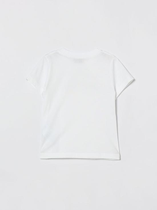 26SS [키즈] 모스키노 티셔츠 HRM04LLAA02 10101 White - MOSCHINO