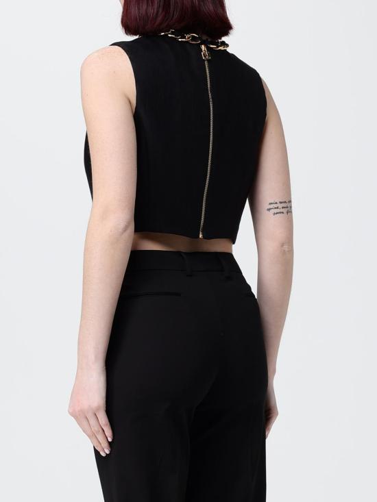 26SS 엘리자베타프랜치 민소매 티셔츠 TO06062E2 110 Black - ELISABETTA FRANCHI