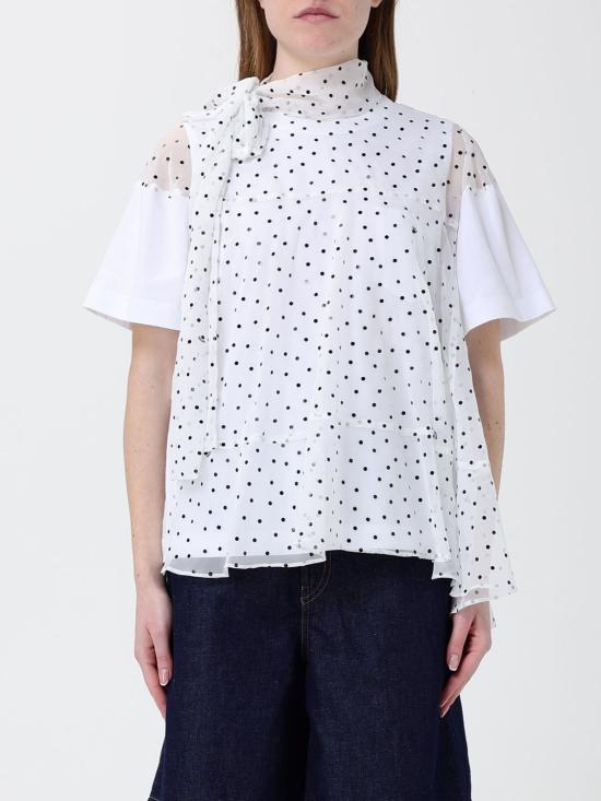 26SS 사카이 블라우스 2608536 101 White