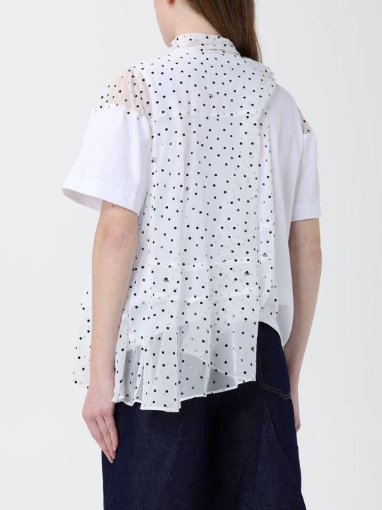 26SS 사카이 블라우스 2608536 101 White - SACAI