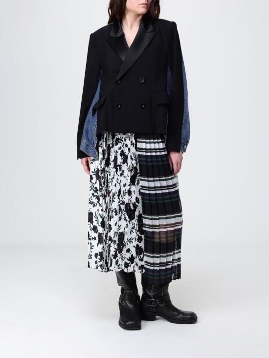 26SS 사카이 롱 스커트 2608531 120 White - SACAI