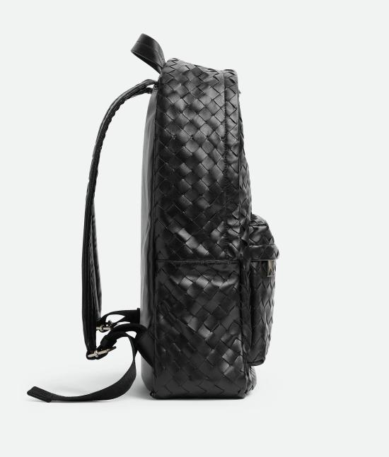 26SS 보테가베네타 인트레치아토 백팩 828527V2HL28803 Black - BOTTEGA VENETA