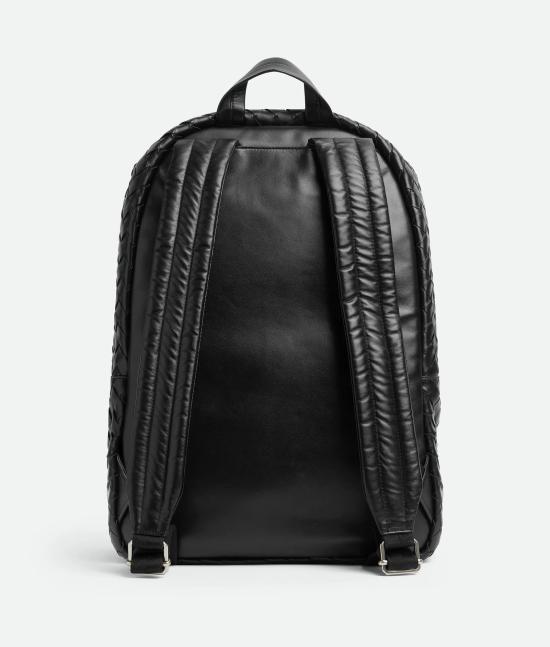 26SS 보테가베네타 인트레치아토 백팩 828527V2HL28803 Black - BOTTEGA VENETA