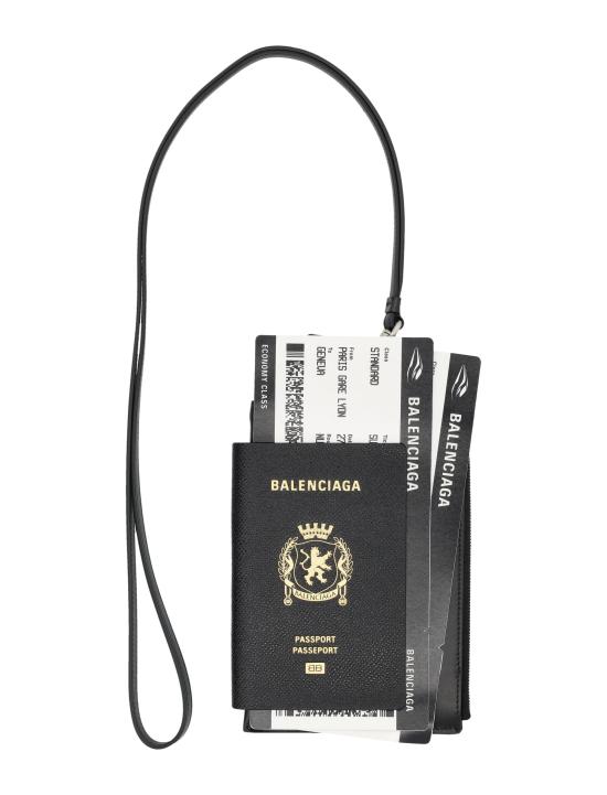 25FW 발렌시아가 남성지갑 7877332AA3R 1000 Nero