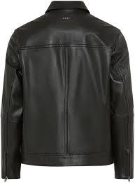 26SS 휴고보스 가죽 자켓 50552141 001 BLACK DOM - HUGO BOSS
