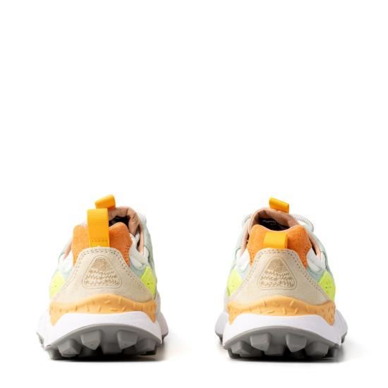 26SS 플라워 마운틴 스니커즈 0012017817 01 1N21 WHITE YELLOW FLUO LIGHT GREEN White - FLOWER MOUNTAIN