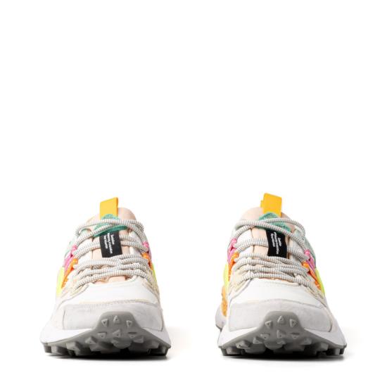 26SS 플라워 마운틴 스니커즈 0012017817 01 1N21 WHITE YELLOW FLUO LIGHT GREEN White - FLOWER MOUNTAIN