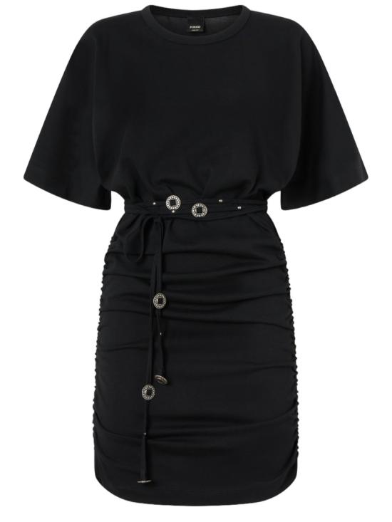 26SS 핑코 미디 원피스 106909A3ARZ99 Black