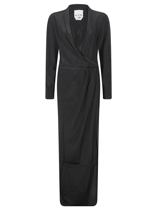 26SS 사 수 파이 롱 원피스 S26585 Black