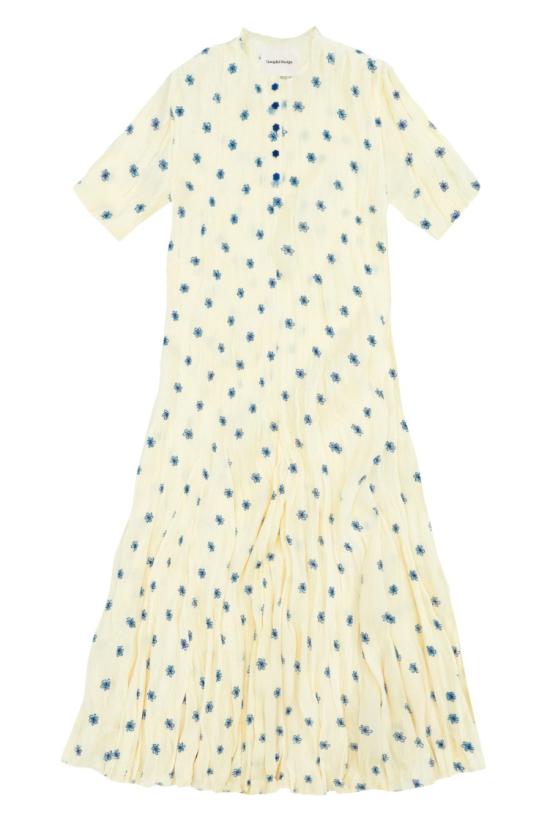 26SS 공디드 디자인 숏 원피스 GD175FLOWER Neutrals