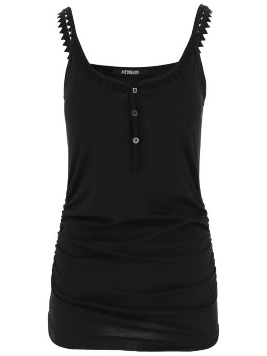 26SS 자크뮈스 민소매 티셔츠 TSW00567AJ00189990 Black