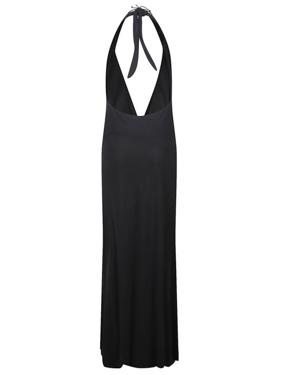 26SS 아마주인 롱 원피스 12JOEUDB Black - AMAZUIN