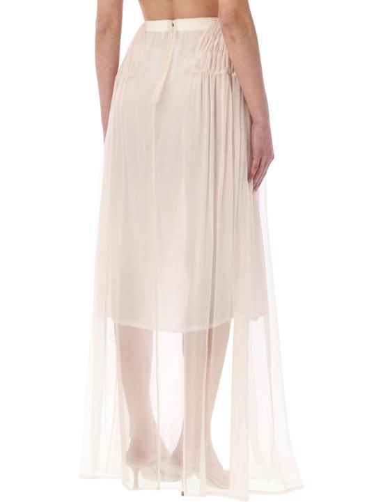 26SS 드리스 반 노튼 롱 스커트 2610108473040 005 Beige - DRIES VAN NOTEN