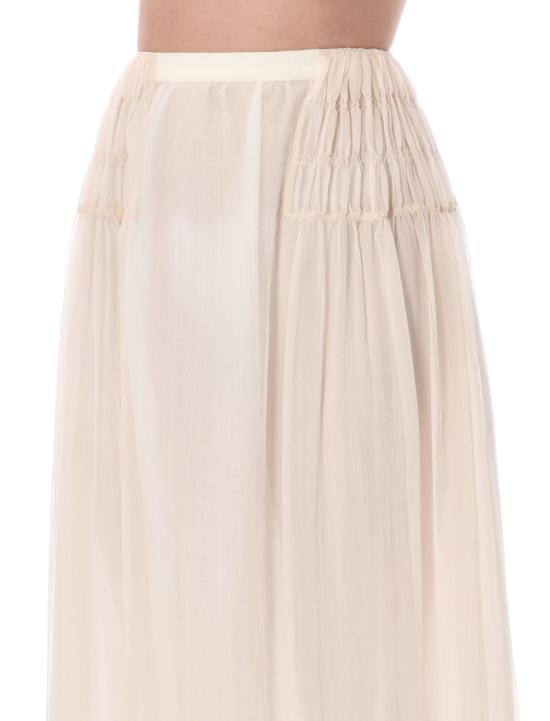 26SS 드리스 반 노튼 롱 스커트 2610108473040 005 Beige - DRIES VAN NOTEN