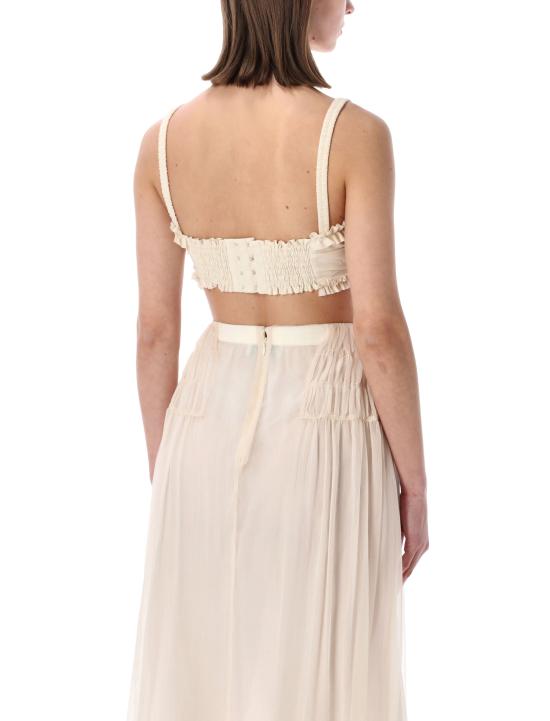 26SS 드리스 반 노튼 탑 2610107273183 005 Beige - DRIES VAN NOTEN