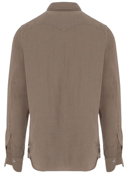 26SS 피나모레 긴팔 셔츠 P6001G209 Brown - FINAMORE