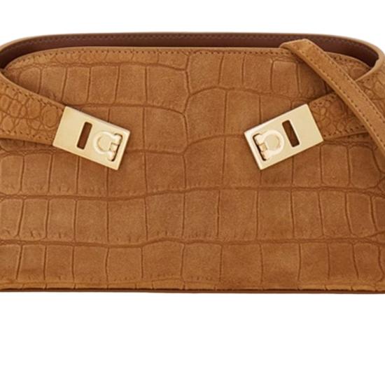 26SS 살바토레 페라가모 숄더백 218964021 Brown - SALVATORE FERRAGAMO