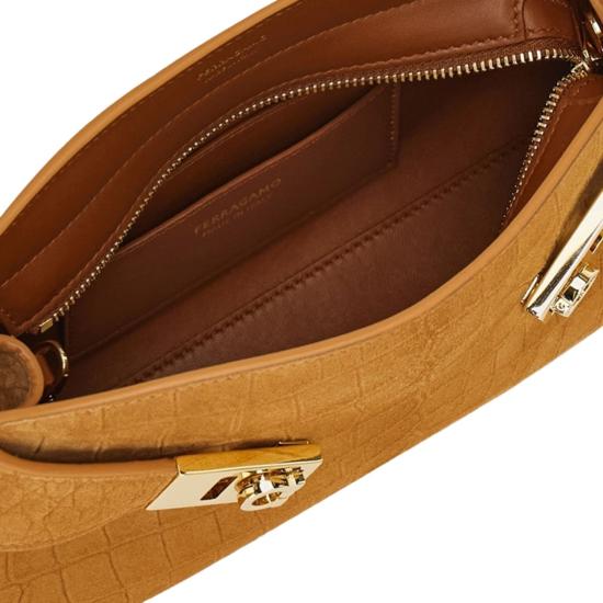 26SS 살바토레 페라가모 숄더백 218964021 Brown - SALVATORE FERRAGAMO