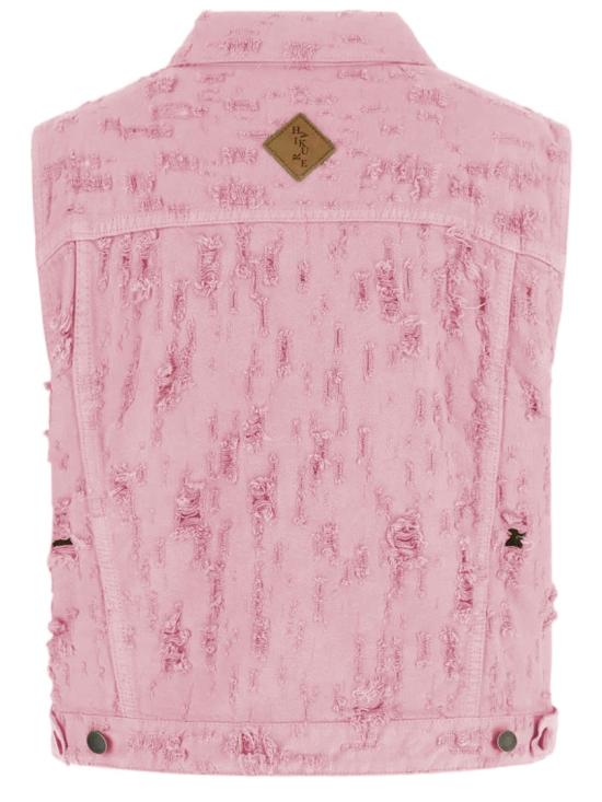 26SS 하이쿠레 데님 자켓 HEW09127GF180PXDT0568 Pink - HAIKURE