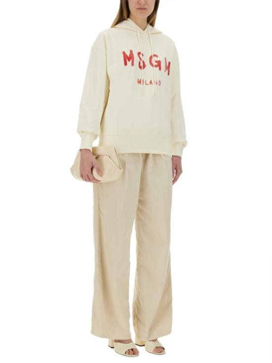  엠에스지엠 후드 티셔츠 3841MDM515 25700002 Neutrals - MSGM