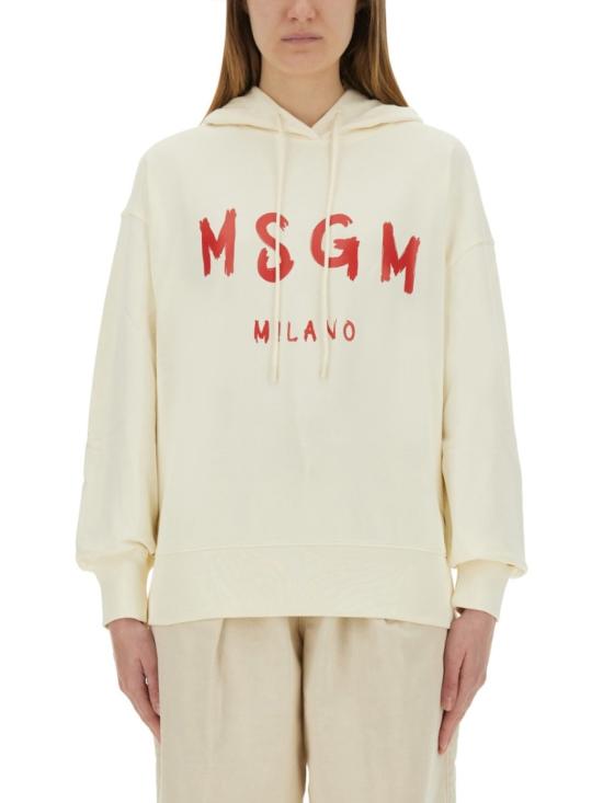  엠에스지엠 후드 티셔츠 3841MDM515 25700002 Neutrals