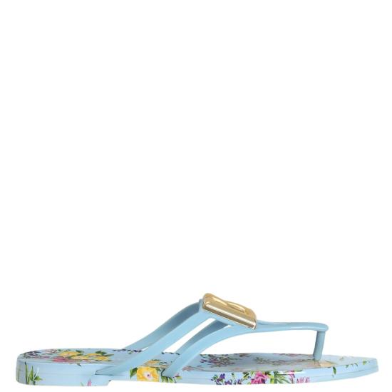 26SS 돌체앤가바나 러버 비치웨어 슬라이드 CW2418AY850HC5XL Blue