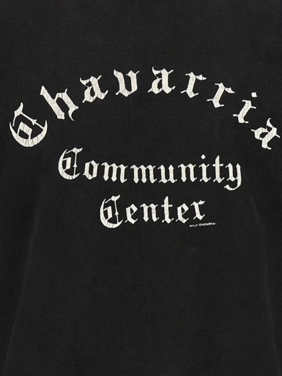 26SS 윌리 차바리아 반팔 티셔츠 WCJSY0200001 Black - WILLY CHAVARRIA