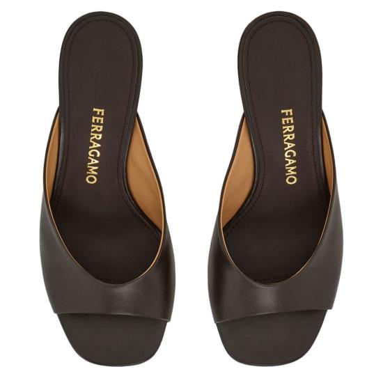 26SS 살바토레 페라가모 뮬/슬리퍼 01L765004 Black - SALVATORE FERRAGAMO