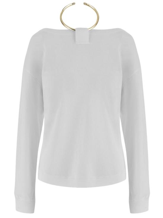 26SS 다크파크 긴팔 티셔츠 WJE29JER040001 White