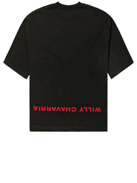 26SS 윌리 차바리아 반팔 티셔츠 WCJSY0220001 Black - WILLY CHAVARRIA