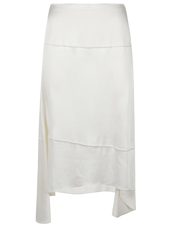 26SS 빅토리아 베컴 미디 스커트 1226WSK007245A White