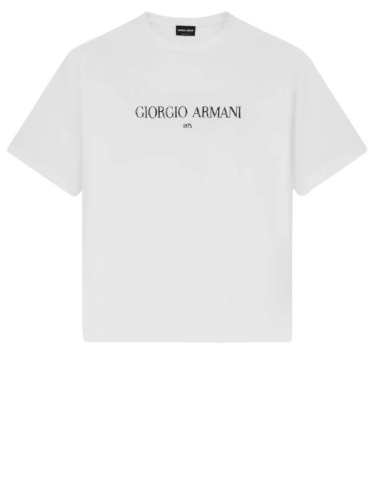 26SS 조르지오 아르마니 반팔 티셔츠 GM003613TE10629U0006 White