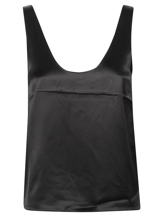 26SS 알마다 라벨 민소매 티셔츠 4904BL Black
