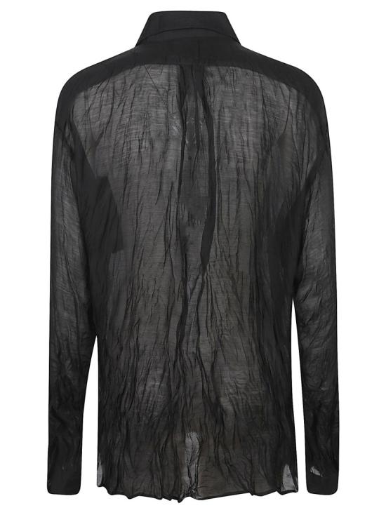 26SS 라 피신 셔츠 LS261WS003RA006 Black - LA PISCINE